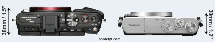 Compare E-PL6 versus GM1 top