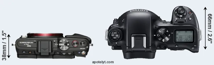Compare E-PL6 versus NX1 top