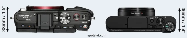 Compare E-PL6 versus WX800 top