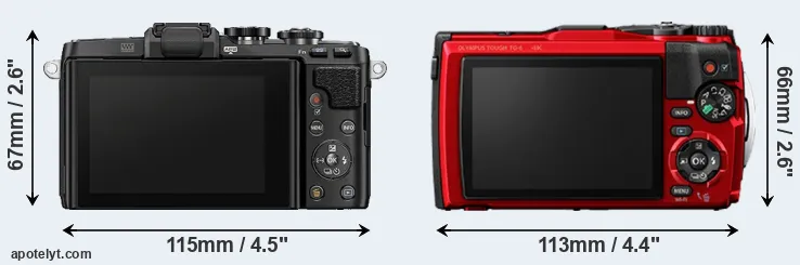 Comparison E-PL7 or TG-6 rear