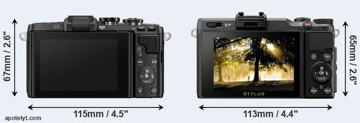 Comparison E-PL7 or XZ-2 rear