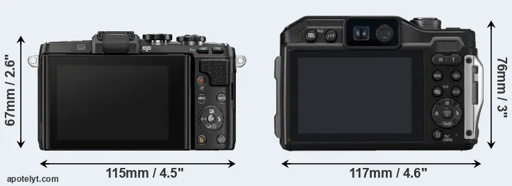 Comparison E-PL7 or FT7 rear