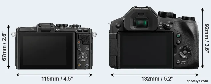 Comparison E-PL7 or FZ300 rear