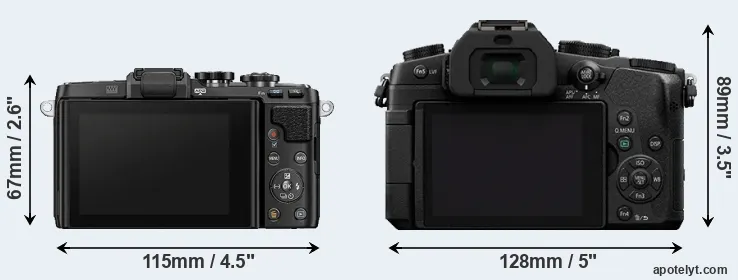 Comparison E-PL7 or G85 rear
