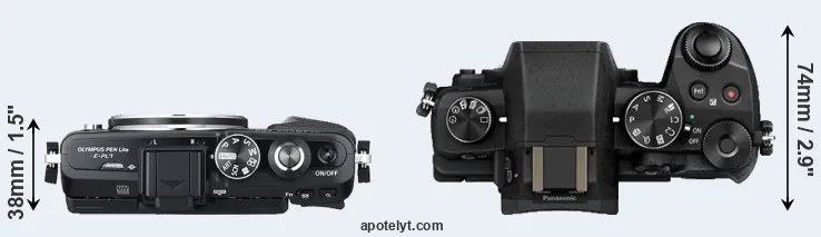 Compare E-PL7 versus G85 top