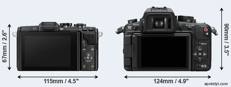 Comparison E-PL7 or GH1 rear