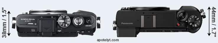Compare E-PL7 versus GX85 top