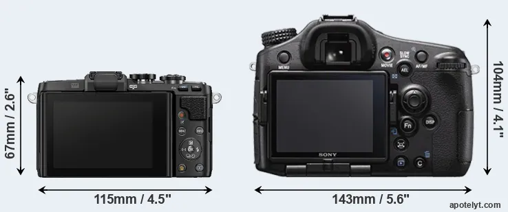Comparison E-PL7 or A77 II rear