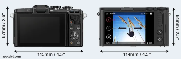 Comparison E-PL7 or M1 rear