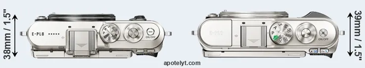 Compare E-PL8 versus E-PL9 top