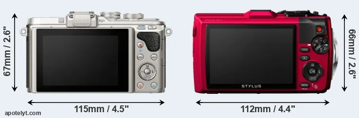 Comparison E-PL8 or TG-4 rear