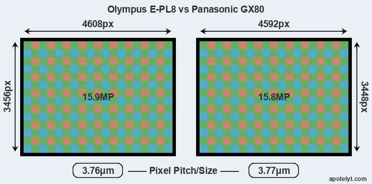 E-PL8 versus GX80 MP