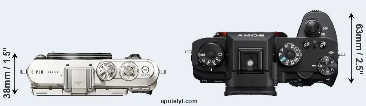 Compare E-PL8 versus A9 top