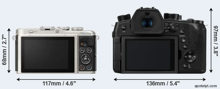 Comparison E-PL9 or FZ1000 II rear
