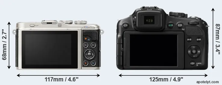 Comparison E-PL9 or FZ200 rear