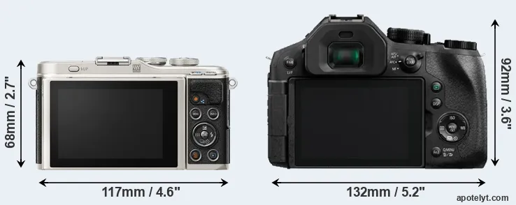 Comparison E-PL9 or FZ300 rear