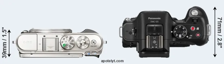 Compare E-PL9 versus G5 top