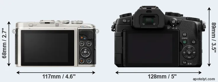 Comparison E-PL9 or G80 rear