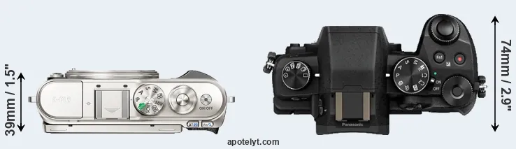 Compare E-PL9 versus G80 top