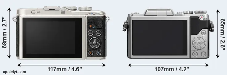 Comparison E-PL9 or GF7 rear