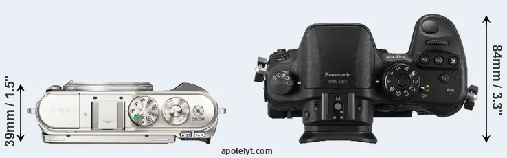 Compare E-PL9 versus GH4 top