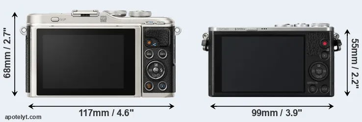 Comparison E-PL9 or GM1 rear