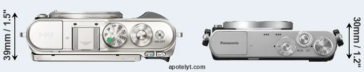 Compare E-PL9 versus GM1 top