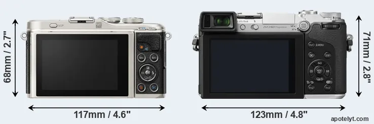 Comparison E-PL9 or GX7 rear