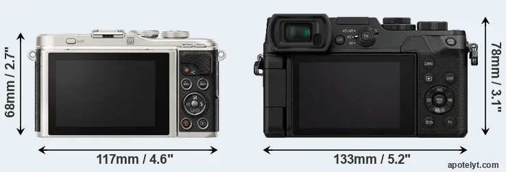 Comparison E-PL9 or GX8 rear