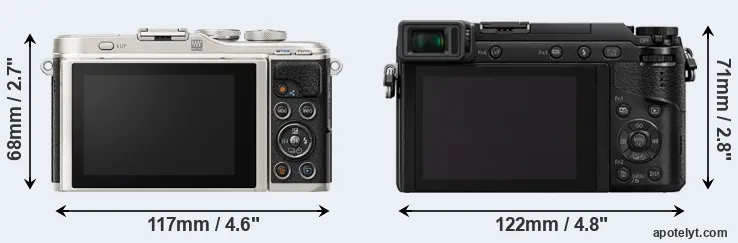 Comparison E-PL9 or GX80 rear