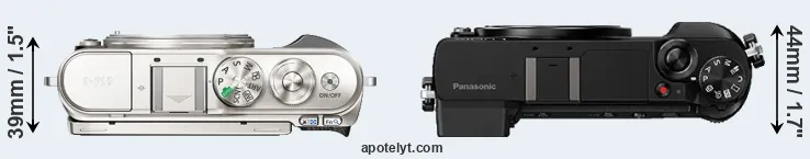 Compare E-PL9 versus GX80 top