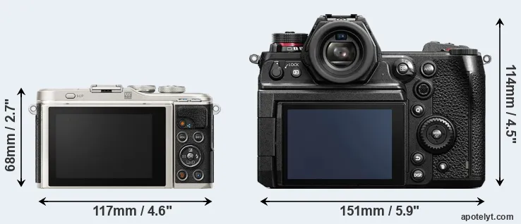 Comparison E-PL9 or S1H rear