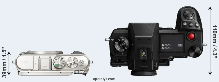Compare E-PL9 versus S1H top