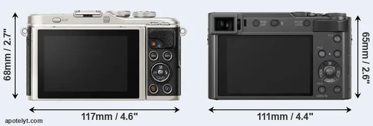 Comparison E-PL9 or TZ200 rear