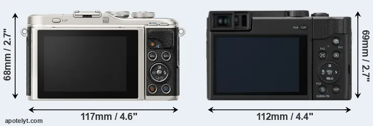 Comparison E-PL9 or TZ95 rear