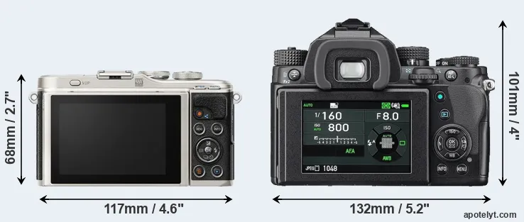 Comparison E-PL9 or KP rear