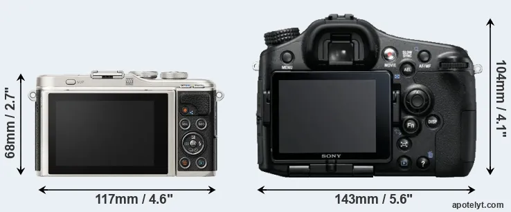 Comparison E-PL9 or A77 rear