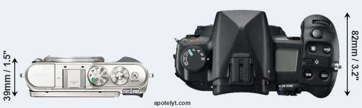 Compare E-PL9 versus A850 top