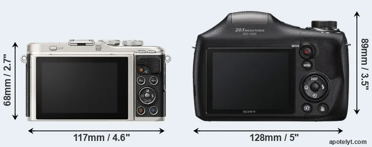 Comparison E-PL9 or H300 rear