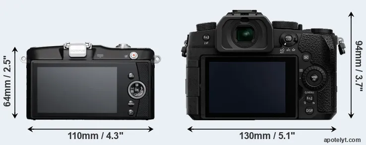 Comparison E-PM1 or G90 rear