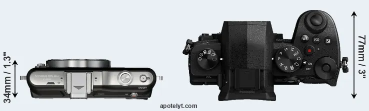 Compare E-PM1 versus G90 top