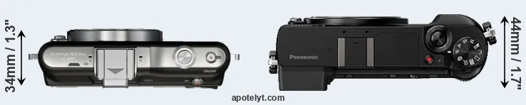 Compare E-PM1 versus GX80 top