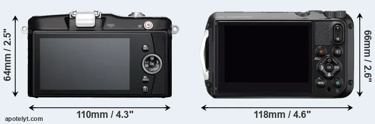 Comparison E-PM1 or WG-6 rear