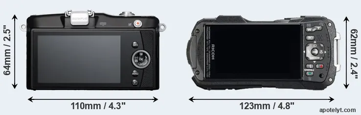 Comparison E-PM1 or WG-60 rear