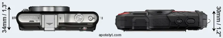 Compare E-PM1 versus WG-60 top
