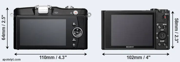 Comparison E-PM1 or WX800 rear