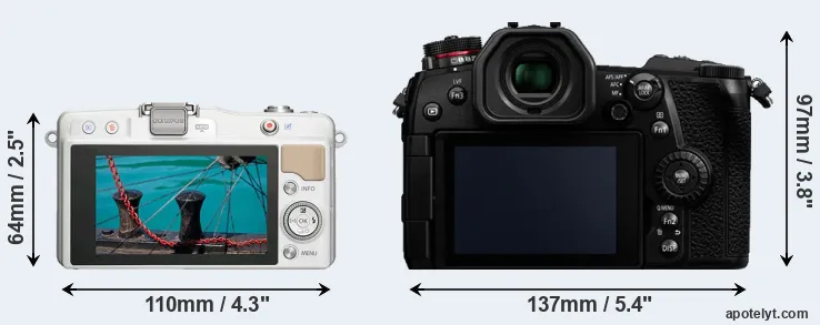 Comparison E-PM2 or G9 rear