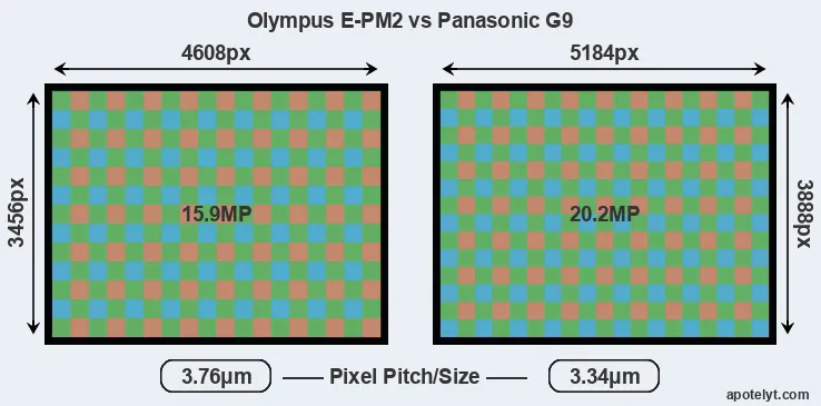 E-PM2 versus G9 MP