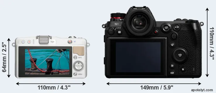 Comparison E-PM2 or S1 rear