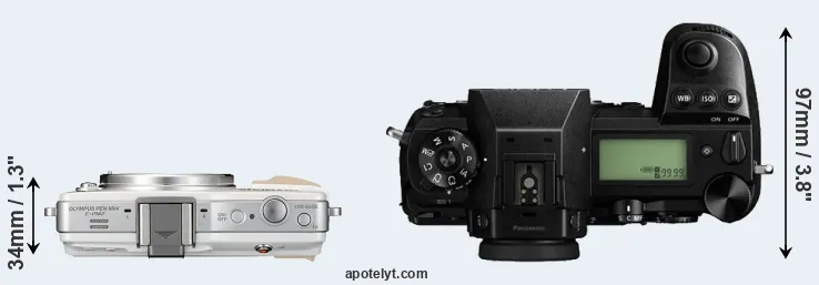 Compare E-PM2 versus S1 top